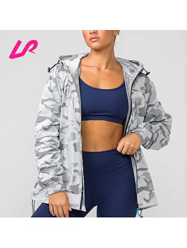 Our ladies camouflage jacket is both stylish and functional, perfect for workouts or casual wear. Shop now for high-quality activewear.